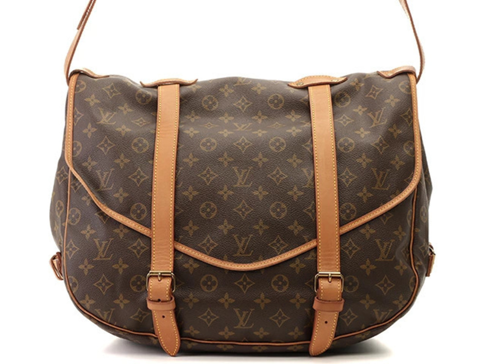 LOUIS VUITTON Shoulder Bag Saumur Monogram
